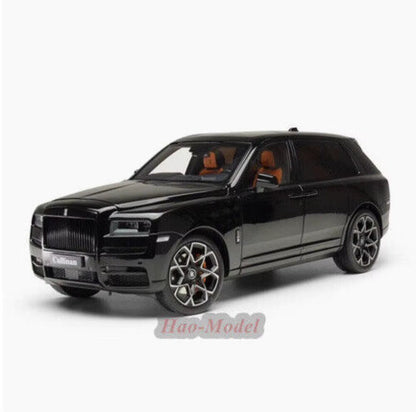 1/18 for Rolls-Royce Cullinan BB Alloy Diecast Model Car Kids Simulated Toys Boys Birthday Gifts Hobby Display Collection Black