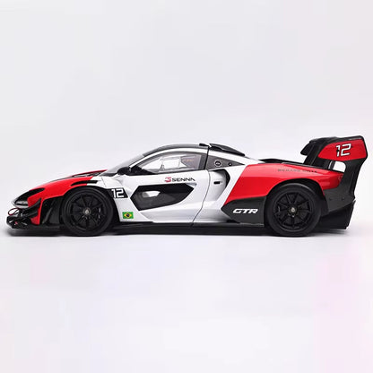LCD 1:18 for Senna GTR Alloy Fully Open Model Ornament