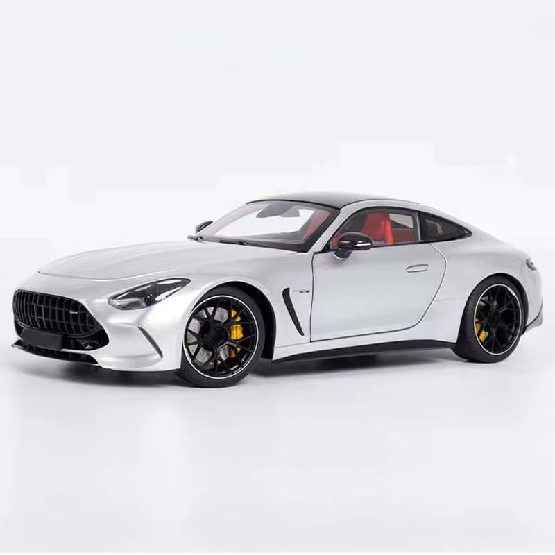 Original NZG 1:18 for GT63 2023 Silver Grey Alloy Fully Open Car Model