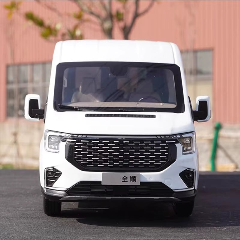 1: 18 Original Jiangling Transit Transit Business Vehicle Van Alloy Simulation Car Model