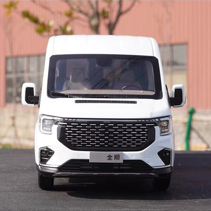 1: 18 Original Jiangling Transit Transit Business Vehicle Van Alloy Simulation Car Model