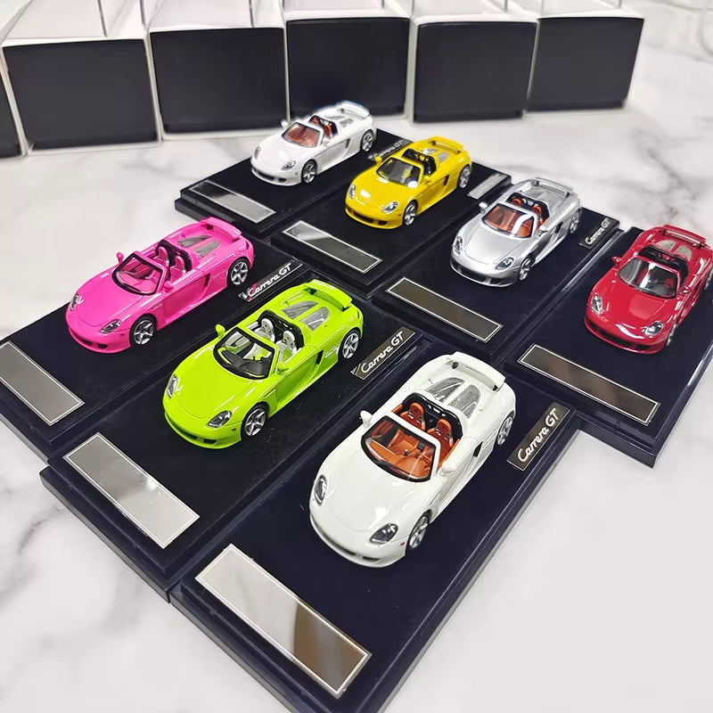Yymodel 1:64 for Carrera GT High-End Resin Material Car Model Collection Ornament