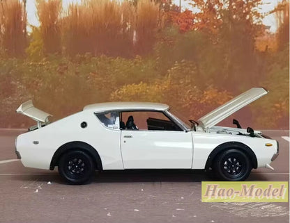 Kyosho 1:18 for Skyline 2000GT-R (KPGC110) Alloy Metal Diecast Car Model Ornaments Boys Birthday Gifts Hobby Display Collection