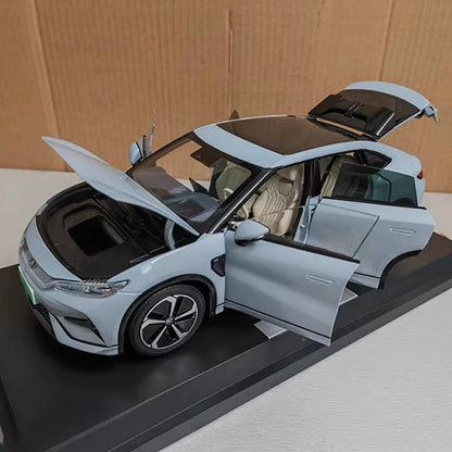 Original Song L Car Model Song 2024 New Energy 1:18 Alloy Simulation Car Model