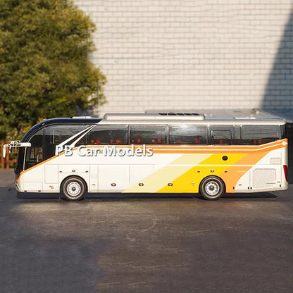 1: 42 Original Suzhou Jinlong Haige Bus Traveler Car Model Bus Bus Bus Alloy Model Light