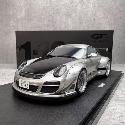 GT Spirit 1:18 for RWB ABU Silver Resin Car Model GT483 GTS