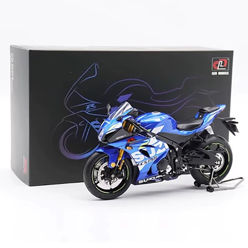 GSX R1000 Motorcycle LCD Factory 1:12 Simulation Alloy Car Model Collection