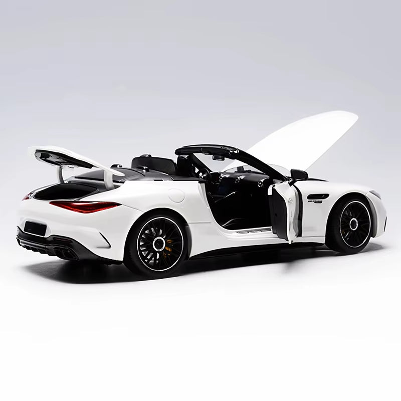 Iscale 1/18 for SL63 R232 Coupe Alloy Full-Open Convertible Car Model Collection
