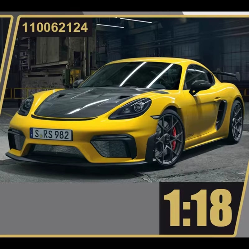 Minichamps for 2024 CAYMAN GT4 RS Simulation Alloy Metal Car Model Collection 1 18