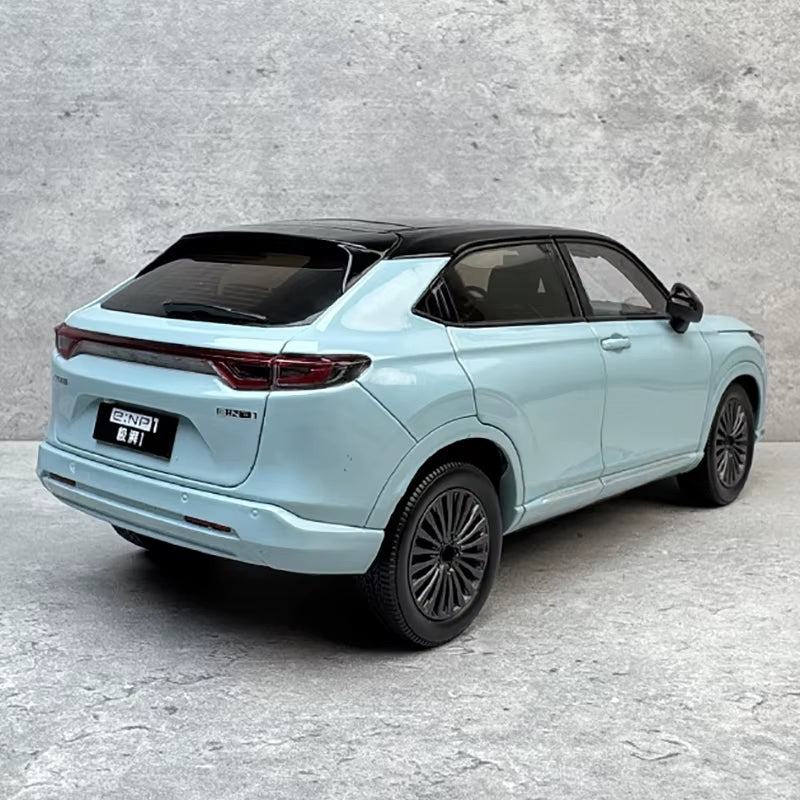 Original Factory Car Model for Jipai 1 E: NP1 Pure Electric Light Version 1:18 Alloy Simulation Car Model