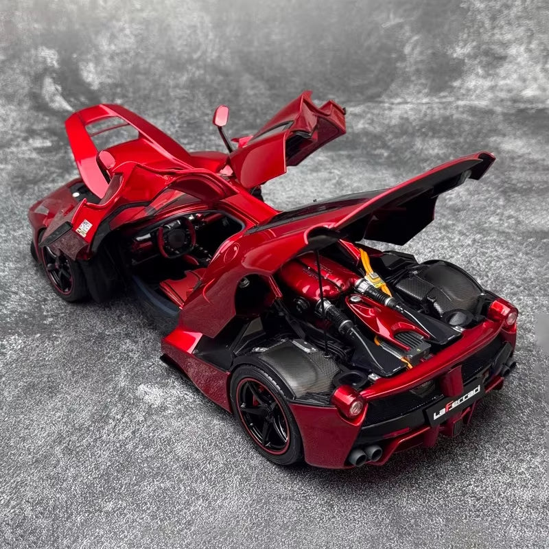 1: 18 BBR Lafe Rrari Hamilton Car Edition Fully Open Car Model