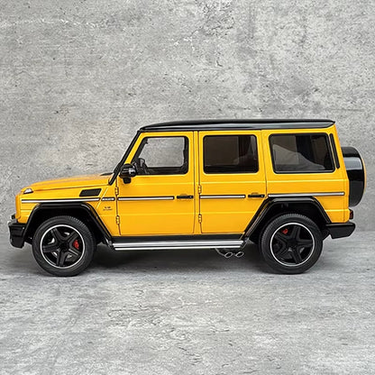 AR 1:18 for G63 (W463) 2017 Yellow Alloy Limited Edition Car Model Collection