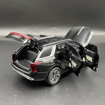 1: 24 Hongqi E-HS9 Simulated Alloy Car Model for Children and Boys Toy Car Model Collection Gift Fine Edition