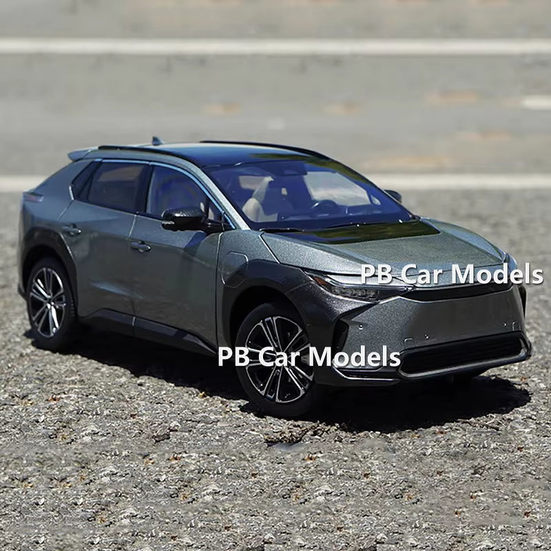 Original Bz4X Car Model 2022 1:18 Alloy Simulation Car Model