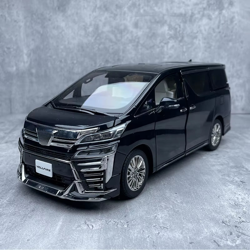 Kengfai 1:18 for Vellfire MPV Business Car Nanny Car Car Car Model Car Model Collection