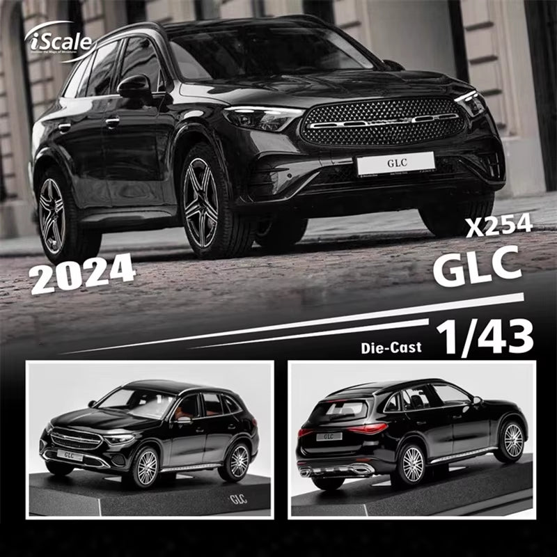 Iscale 1/43 for GLC C254 X254 SUV Off-Road Alloy Car Model Gift Ornament