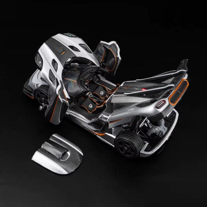 DCM 1:64 for Koenigsegg ONE1 Alloy Fully Open Simulation Car Model
