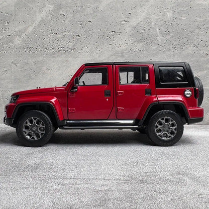 Original Beijing BJ40 Car Model 2024 New SUV Off-Road Vehicle 1:18 Alloy Car Model