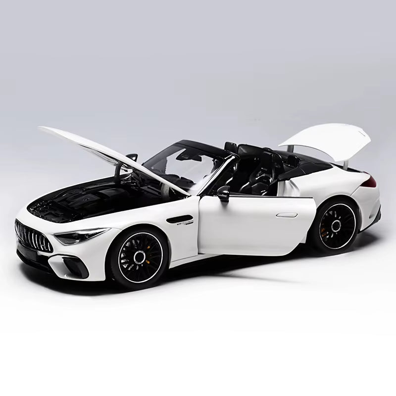 Iscale 1/18 for SL63 R232 Coupe Alloy Full-Open Convertible Car Model Collection