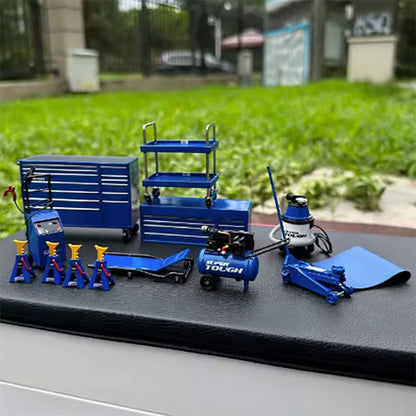 1: 18 Garage Series Car Repair Scene Repair Set Car Model Repair Scene Accessories