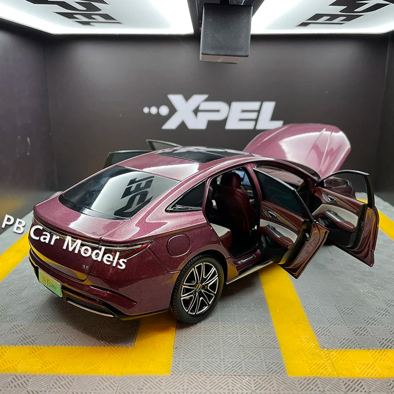 Domestic Original 1:18 Seal Dm-I Car Model EV Electric Vehicle New Energy Alloy Car Model