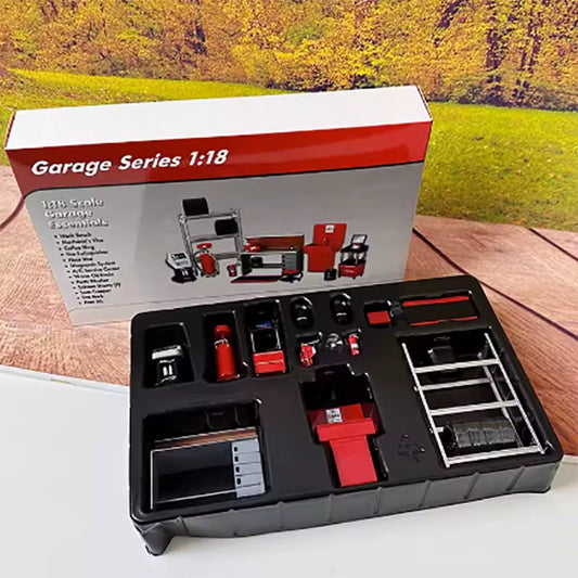 1: 18 Garage Series Car Repair Scene Repair Set Car Model Repair Scene Accessories