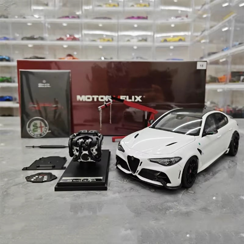 MH Alfa Romeo Giulia GTA Simulation Car Model 1 18 Collection Ornament
