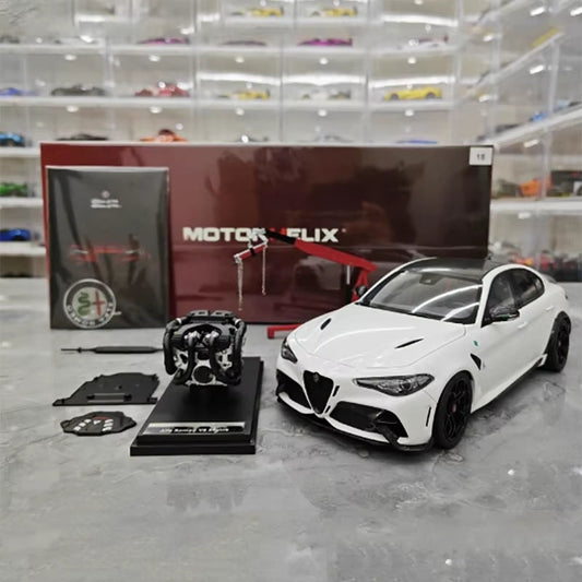MH Alfa Romeo Giulia GTA Simulation Car Model 1 18 Collection Ornament