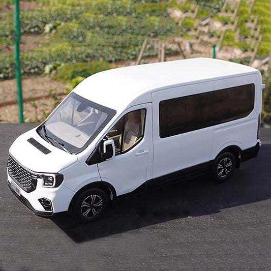 1: 18 Original Jiangling Transit Transit Business Vehicle Van Alloy Simulation Car Model