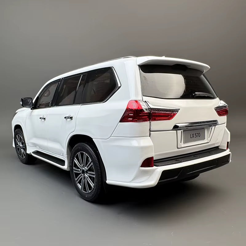 LCD 1:18 for LX570 Off-Road Vehicle SUV Alloy Car Model Gift Collection
