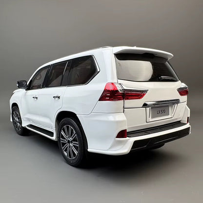 LCD 1:18 for LX570 Off-Road Vehicle SUV Alloy Car Model Gift Collection