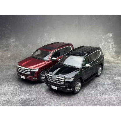 LCD Models Scale 1:18 for Toyota Land Cruiser LC300 ZX Alloy Diecast Model Car Toys Gifts Red/Gray/White/Gold Display Collection