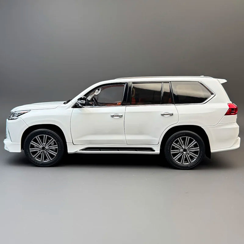 LCD 1:18 for LX570 Off-Road Vehicle SUV Alloy Car Model Gift Collection
