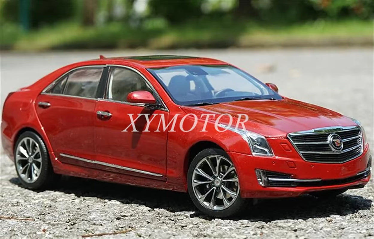 1/18 for CADILLAC ATS-L Diecast Metal Model Car Toys Gifts Collection Display Red/White Ornaments