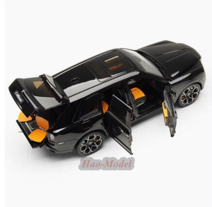 1/18 for Rolls-Royce Cullinan BB Alloy Diecast Model Car Kids Simulated Toys Boys Birthday Gifts Hobby Display Collection Black