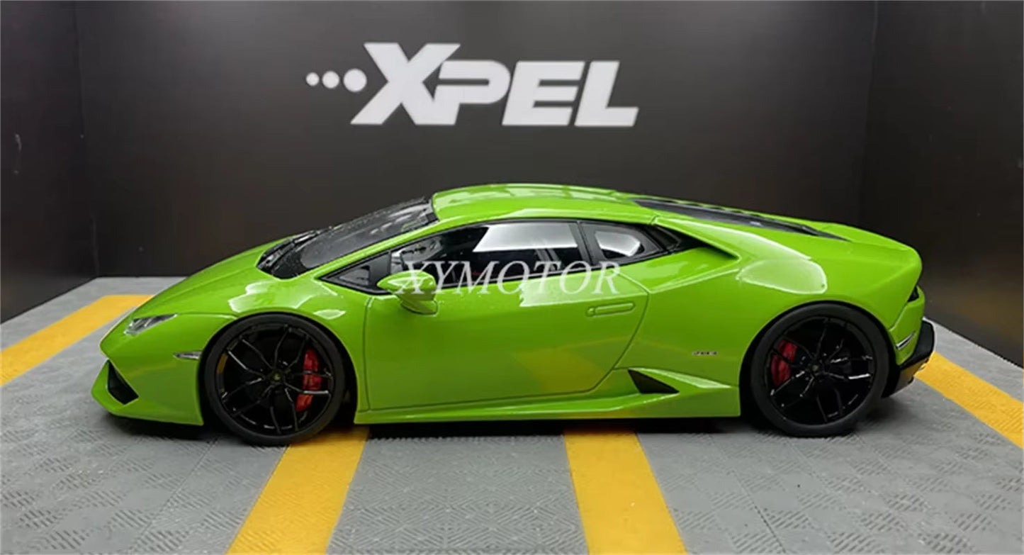 Kyosho 1:18 1:18 for Lamborghini LP610-4 Huracan Evo Diecast Model Car Green/Orange/White Toys Gigts Hobby Ornaments Collection