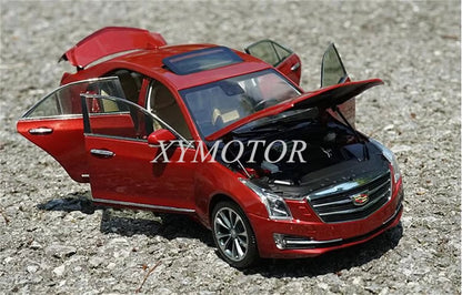 1/18 for CADILLAC ATS-L Diecast Metal Model Car Toys Gifts Collection Display Red/White Ornaments