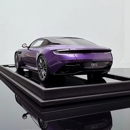 MOTOHEILX 1/18 DB12 Coupe Resin Simulation Car Model Collection Sealed Model, Cannot Open the Door