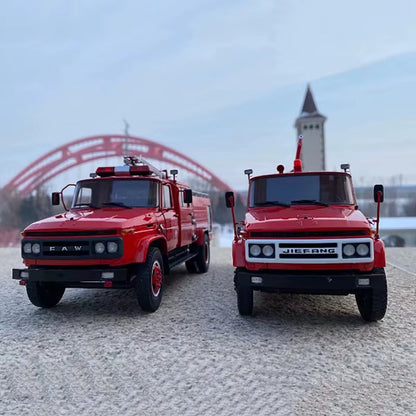 Century Dragon Jiefang CA141 Rescue Fire Truck 1:24 Alloy Simulation Car Model Liberation CA142 Fire Truck