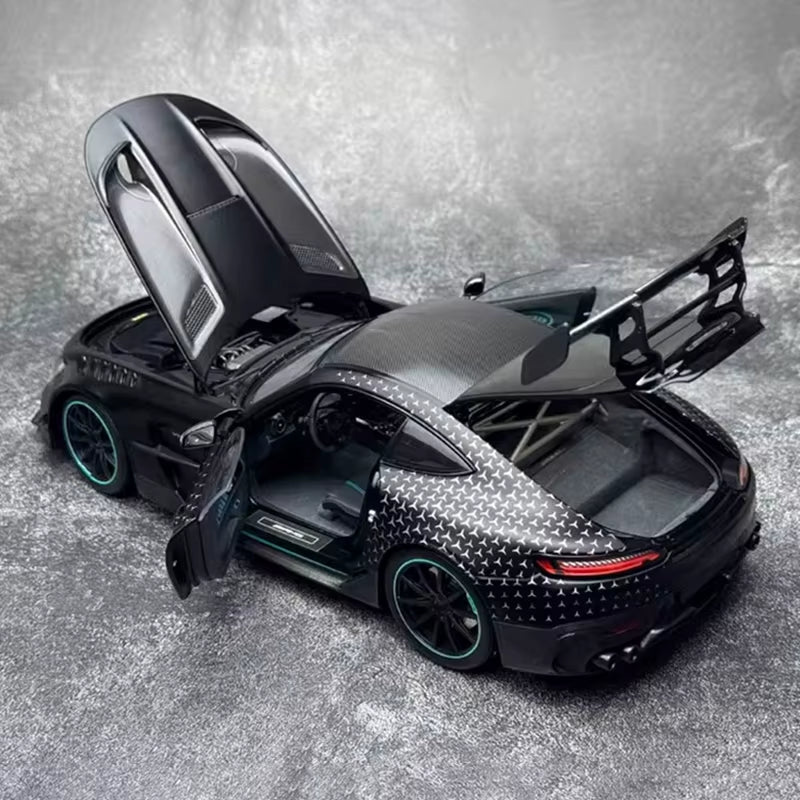 Minichamps 1:18 for GT BLACK SYSTEMS Starry Coating Alloy Car Model Simulation