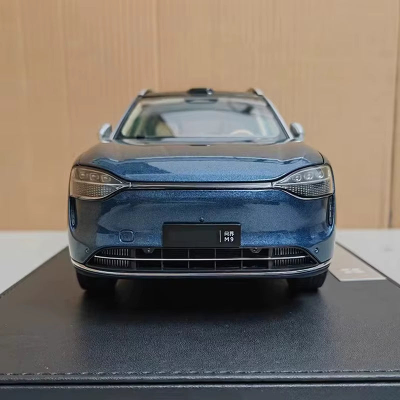 Original Sailis Wenjie M9 Car Model, New Energy SUV 1:18 Alloy Simulation Car Model