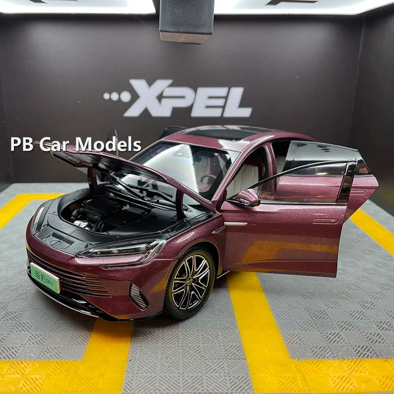 Domestic Original 1:18 Seal Dm-I Car Model EV Electric Vehicle New Energy Alloy Car Model