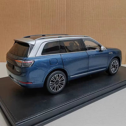 Original Sailis Wenjie M9 Car Model, New Energy SUV 1:18 Alloy Simulation Car Model