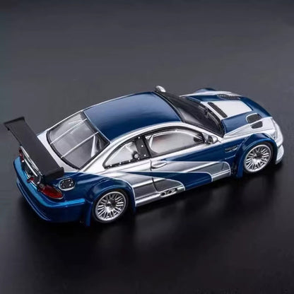 DCM 1:64 for M3 E46 GTR Need for Speed Coating Alloy Car Model Collection