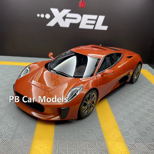 Almost Real 1:18 Jaguar C-X75 2010 CX75 Movie 007 Alloy Car Model Sports Car Collection