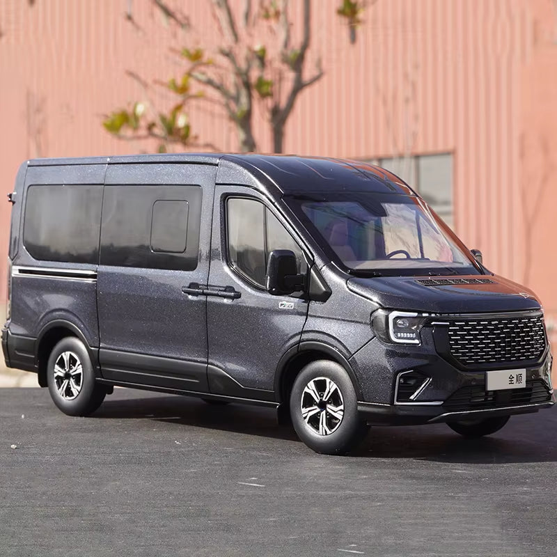 1: 18 Original Jiangling Transit Transit Business Vehicle Van Alloy Simulation Car Model