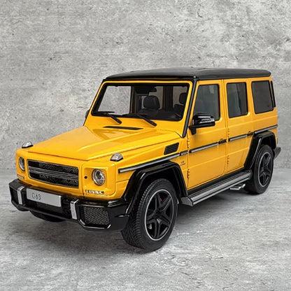 AR 1:18 for G63 (W463) 2017 Yellow Alloy Limited Edition Car Model Collection
