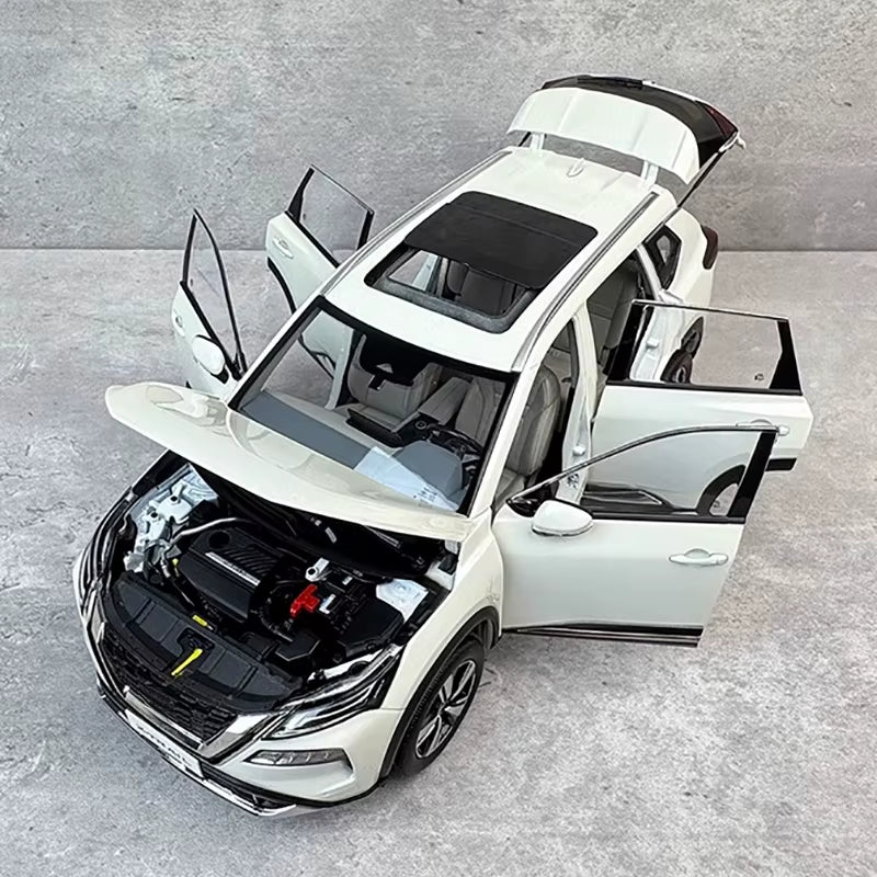 Domestic Original Car Model 1:18 2021 Qijun X-TRAIL Alloy Simulation Car Model
