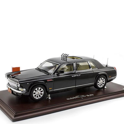 1: 24Th Century Dragon Hongqi Car Model Simulation Alloy Car Car Model Hongqi 70Th Anniversary Review Car Model