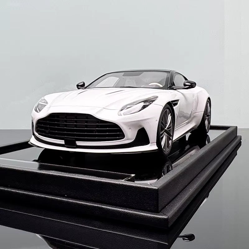 MOTOHEILX 1/18 DB12 Coupe Resin Simulation Car Model Collection Sealed Model, Cannot Open the Door